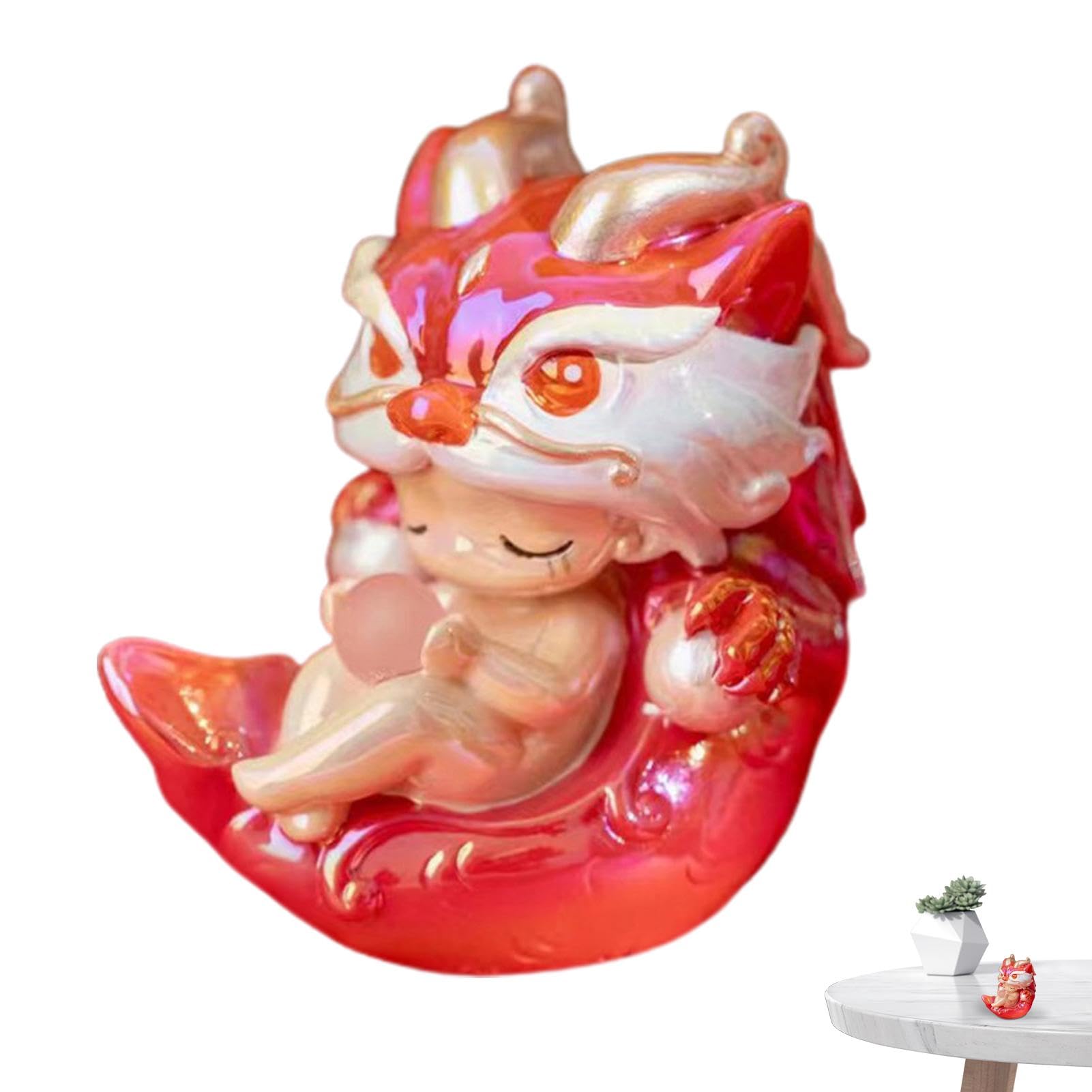 Amazon.co.jp: 樹脂神話キャラクターおもちゃ、手作りの獣の彫刻